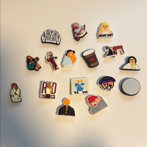 Taylor Swift Themed Shoe Charms